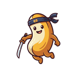 Nut Ninja mascot