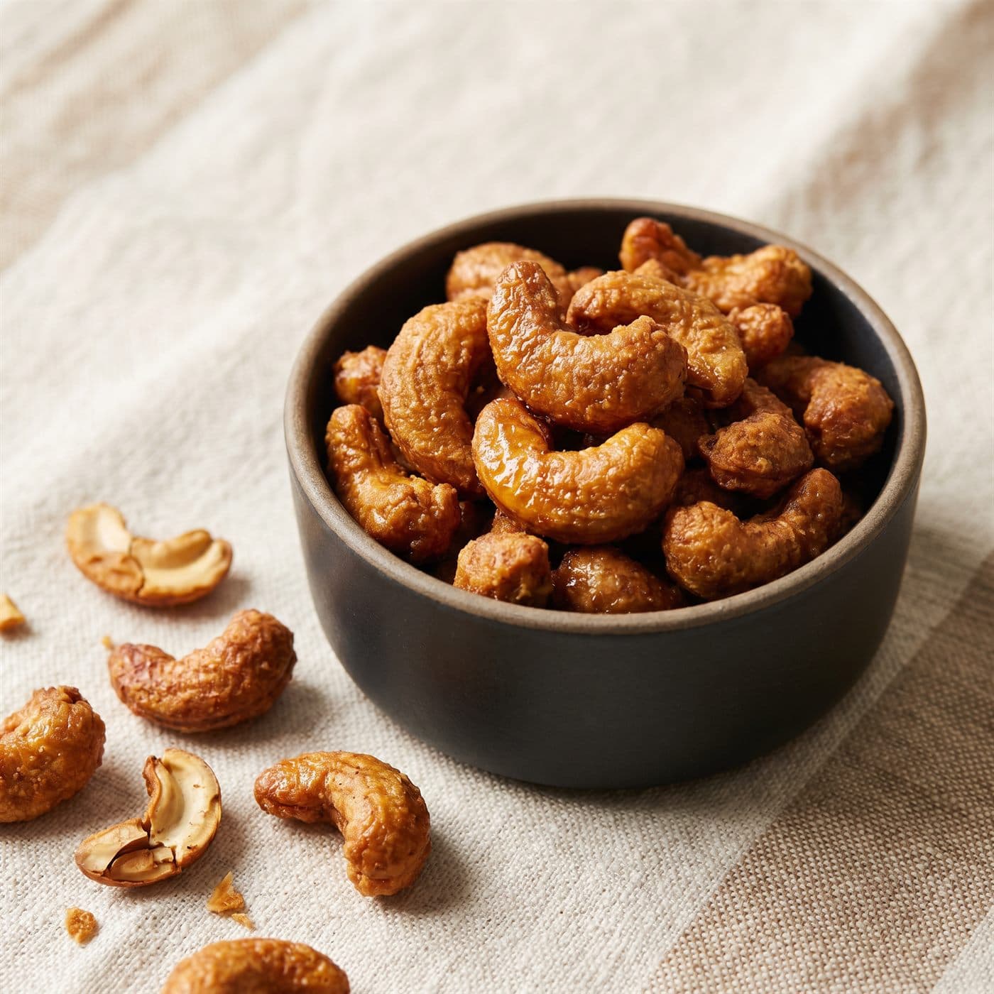 Fried & Salted Cashews (Kaju)