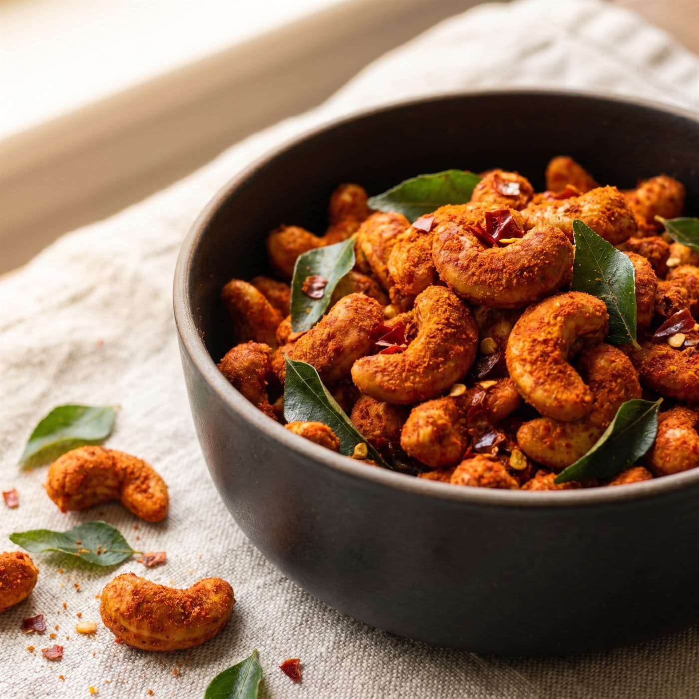 Masala Cashews (Kaju)